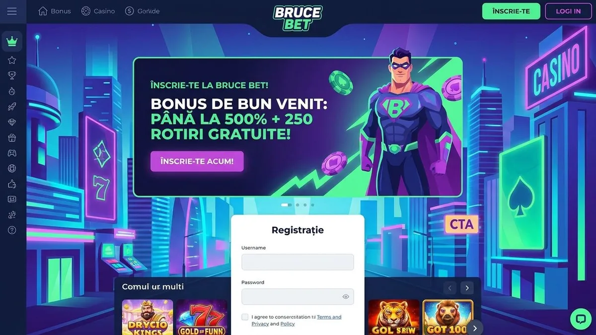 Înregistrare cu bonus